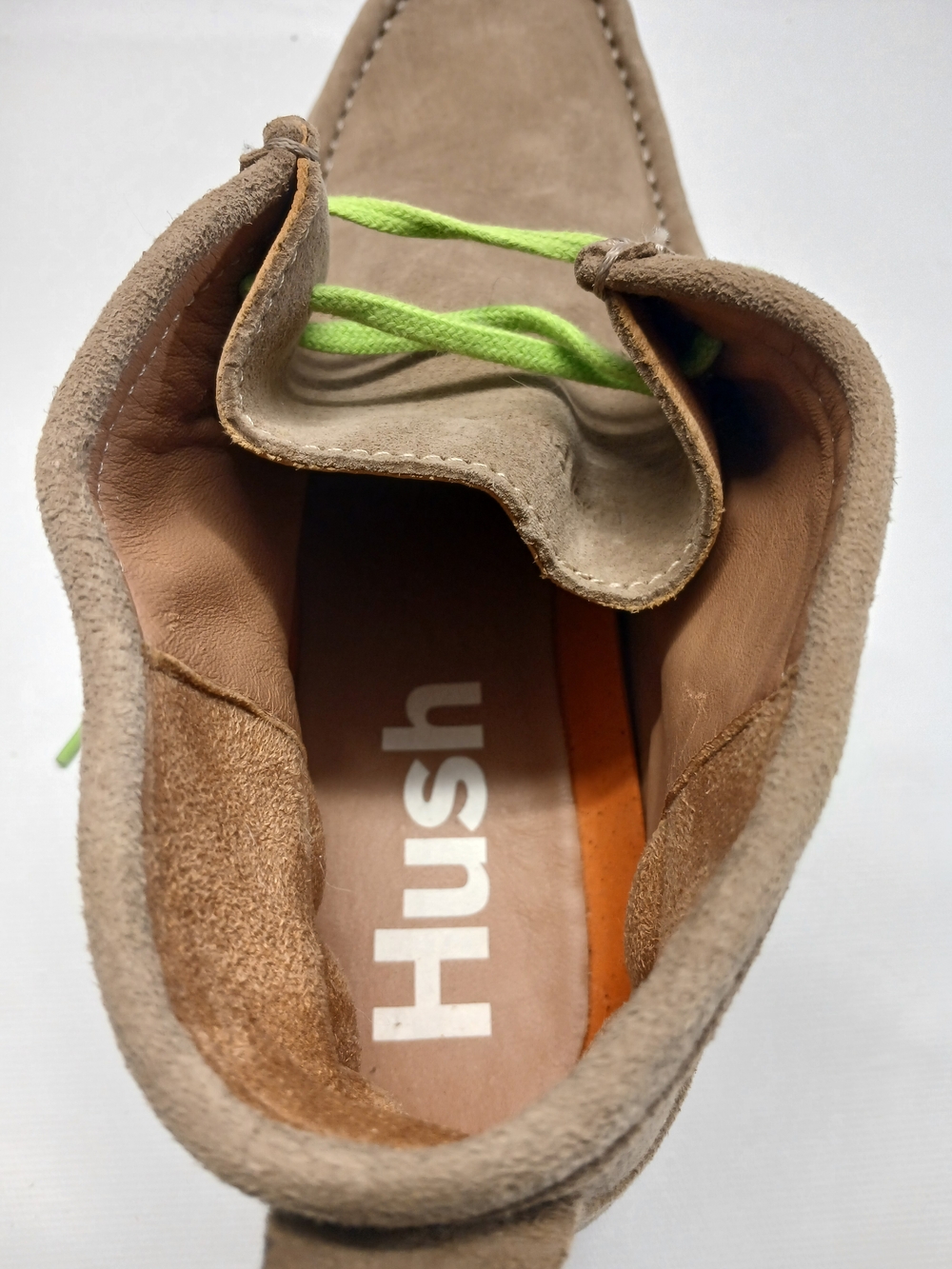 Hush Puppies Men's Bridgeport  Orange Rubber Sole Shoe - Picture 15 of 16